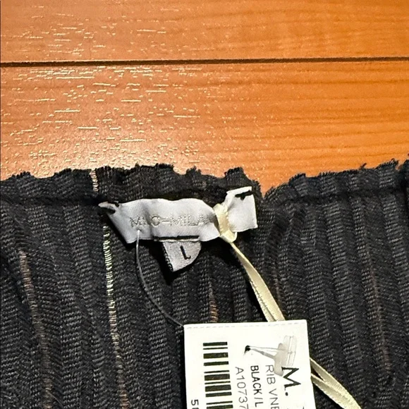 Women's Ribbed Grey Top - Picture 2 of 6